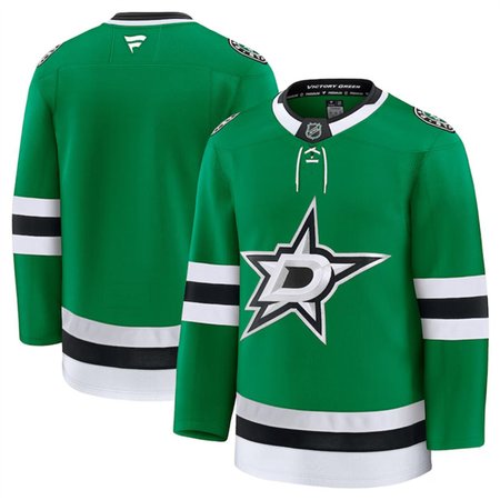 Men's Dallas Stars Blank Green 2024-25 Home Stitched Hockey Premium Jersey