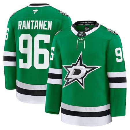 Men's Dallas Stars #96 Mikko Rantanen Kelly Green Home Premium Jersey