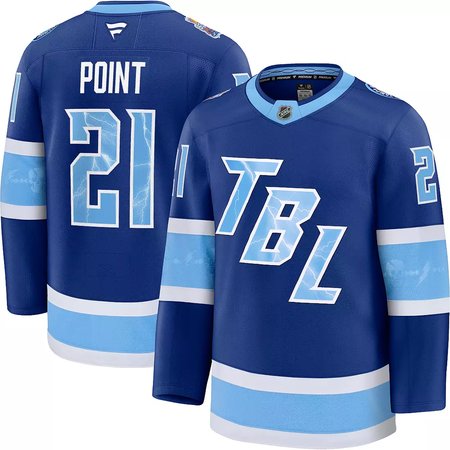 Men's Tampa Bay Lightning #21 Brayden Point Blue 2026 NHL Stadium Series Premium Jersey
