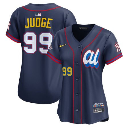 Women's American League #99 Aaron Judge Nike Navy 2025 All-Star Edition Limited Player Jersey