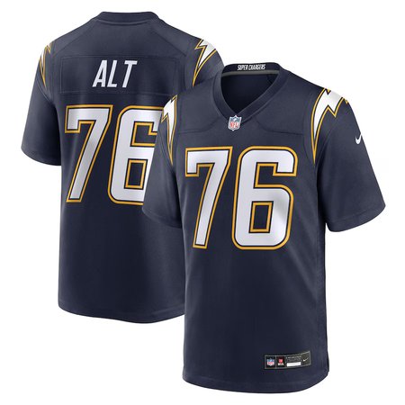 Men's Los Angeles Chargers #76 Joe Alt Nike Navy Alternate Super Chargers Game Player Jersey
