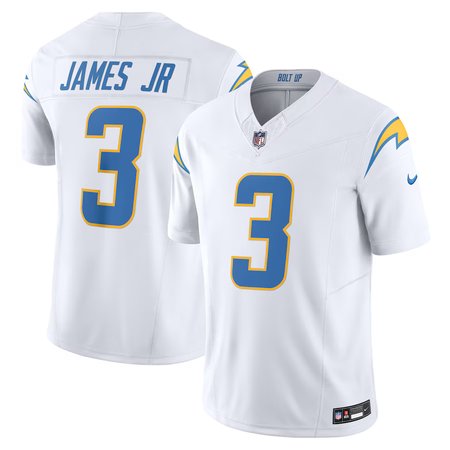 Men's Los Angeles Chargers #3 Derwin James Jr. Nike White Vapor F.U.S.E. Limited Jersey
