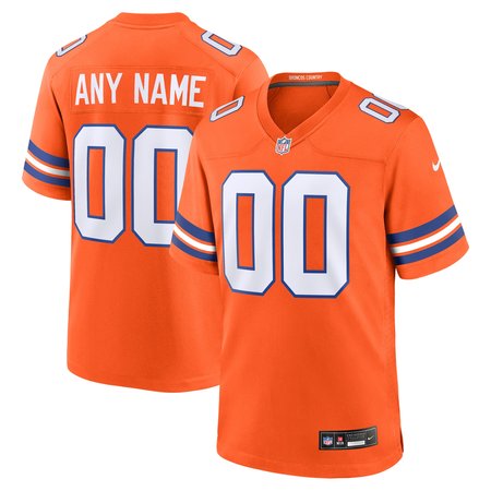 Men's Denver Broncos Nike Orange Mile High Collection 1977 Throwback Custom Game Jersey Men's Denver Broncos Nike Orange Mile High Collection 1977 Throwback Custom Game Jersey