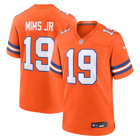 Men's Denver Broncos Marvin Mims Jr Nike Orange Mile High Collection 1977 Throwback Player Game Jersey Men's Denver Broncos Marvin Mims Jr Nike Orange Mile High Collection 1977 Throwback Player Game Jersey