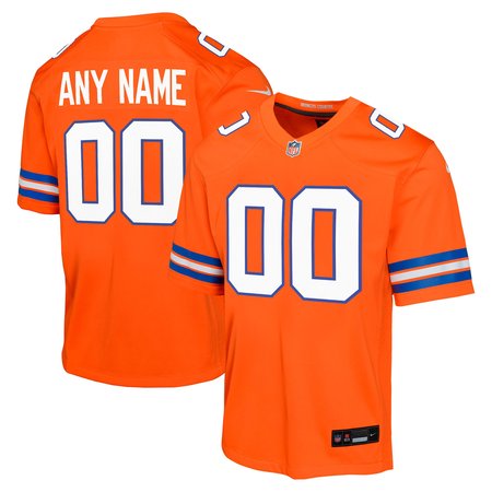 Youth Denver Broncos Nike Orange Mile High Collection 1977 Throwback Custom Game Jersey Youth Denver Broncos Nike Orange Mile High Collection 1977 Throwback Custom Game Jersey