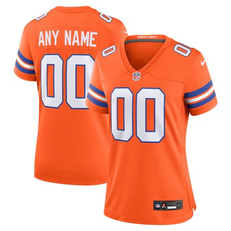 Women's Denver Broncos Nike Orange Mile High Collection 1977 Throwback Custom Game Jersey Women's Denver Broncos Nike Orange Mile High Collection 1977 Throwback Custom Game Jersey