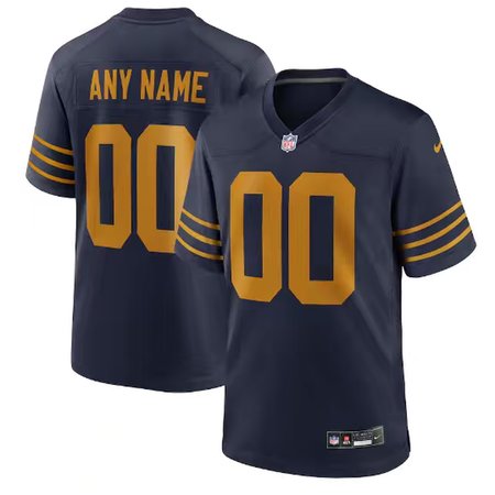 Men's Green Bay Packers Nike Navy The 1923 Classic Game Custom Jersey