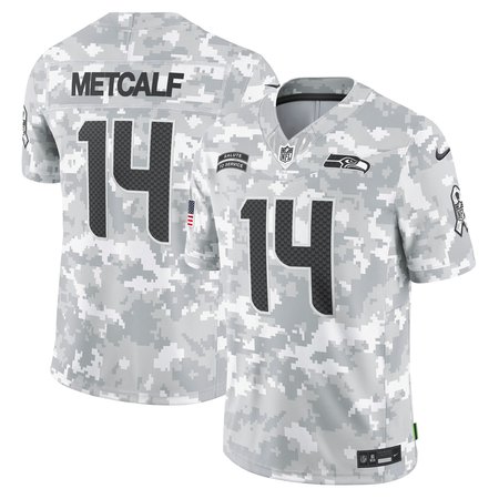 Men's Seattle Seahawks DK Metcalf Nike Arctic Camo 2024 Salute to Service Limited Jersey Men's Seattle Seahawks DK Metcalf Nike Arctic Camo 2024 Salute to Service Limited Jersey