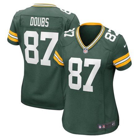 Women's Green Bay Packers #87 Romeo Doubs Nike Green Game Player Jersey
