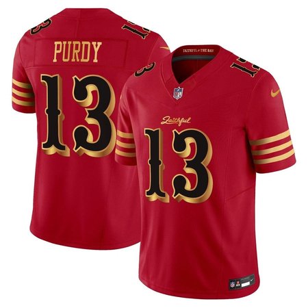 Men's San Francisco 49ers #13 Brock Purdy Red Rivalries Collection F.U.S.E. Vapor Limited Stitched Jersey Men's San Francisco 49ers #13 Brock Purdy Red Rivalries Collection F.U.S.E. Vapor Limited Stitched Jersey