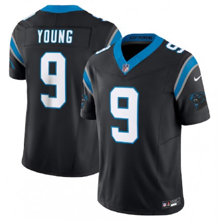 Men's Carolina Panthers #9 Bryce Young Black 2023 F.U.S.E. Vapor Untouchable Stitched Football Jersey Men's Carolina Panthers #9 Bryce Young Black 2023 F.U.S.E. Vapor Untouchable Stitched Football Jersey