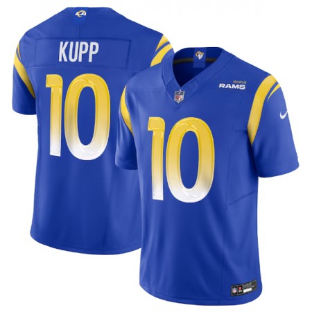 Men's Los Angeles Rams #10 Cooper Kupp Royal 2023 F.U.S.E. Vapor Untouchable Limited Stitched Football Jersey Men's Los Angeles Rams #10 Cooper Kupp Royal 2023 F.U.S.E. Vapor Untouchable Limited Stitched Football Jersey