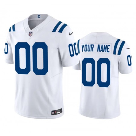 Men's Indianapolis Colts Active Player Custom White 2023 F.U.S.E Vapor Untouchable Stitched Football Jersey Men's Indianapolis Colts Active Player Custom White 2023 F.U.S.E Vapor Untouchable Stitched Football Jersey