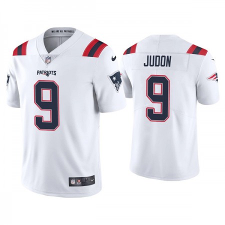 Youth New England Patriots #9 Matt Judon 2021 White Vapor Untouchable Limited Stitched Jersey Youth New England Patriots #9 Matt Judon 2021 White Vapor Untouchable Limited Stitched Jersey